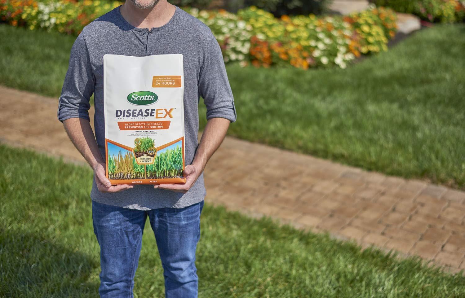 image:imageScotts DiseaseEx Lawn Fungicide for Lawn Care Controls and Prevents Brown Patch Pythium Blight and More as Listed Treats Up to 5000 sq ft 10 lbs10 lbsPack of 3