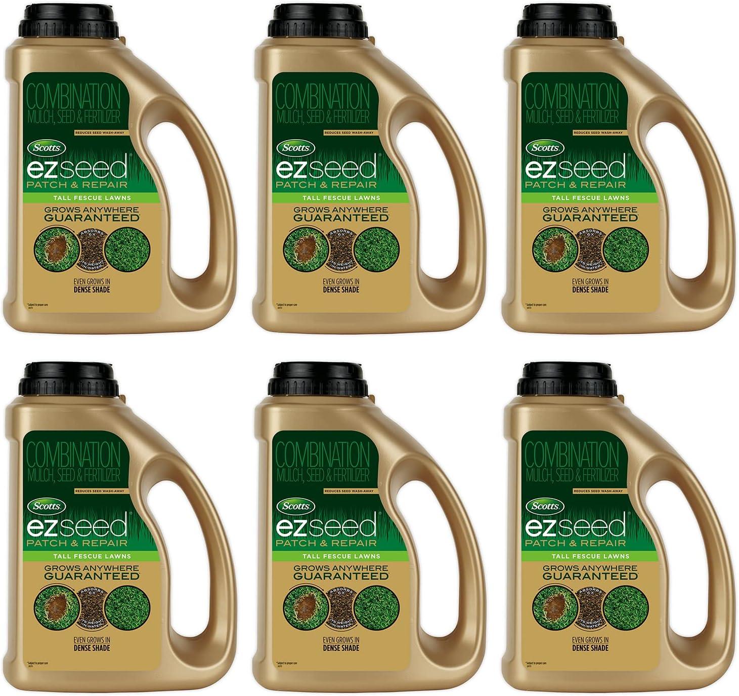 image:imageScotts EZ Seed Patch amp Repair Tall Fescue Lawns Combination Mulch Grass Seed and Fertilizer for Bare Spots and Repair Grows Anywhere 375 lb Brown375 lb