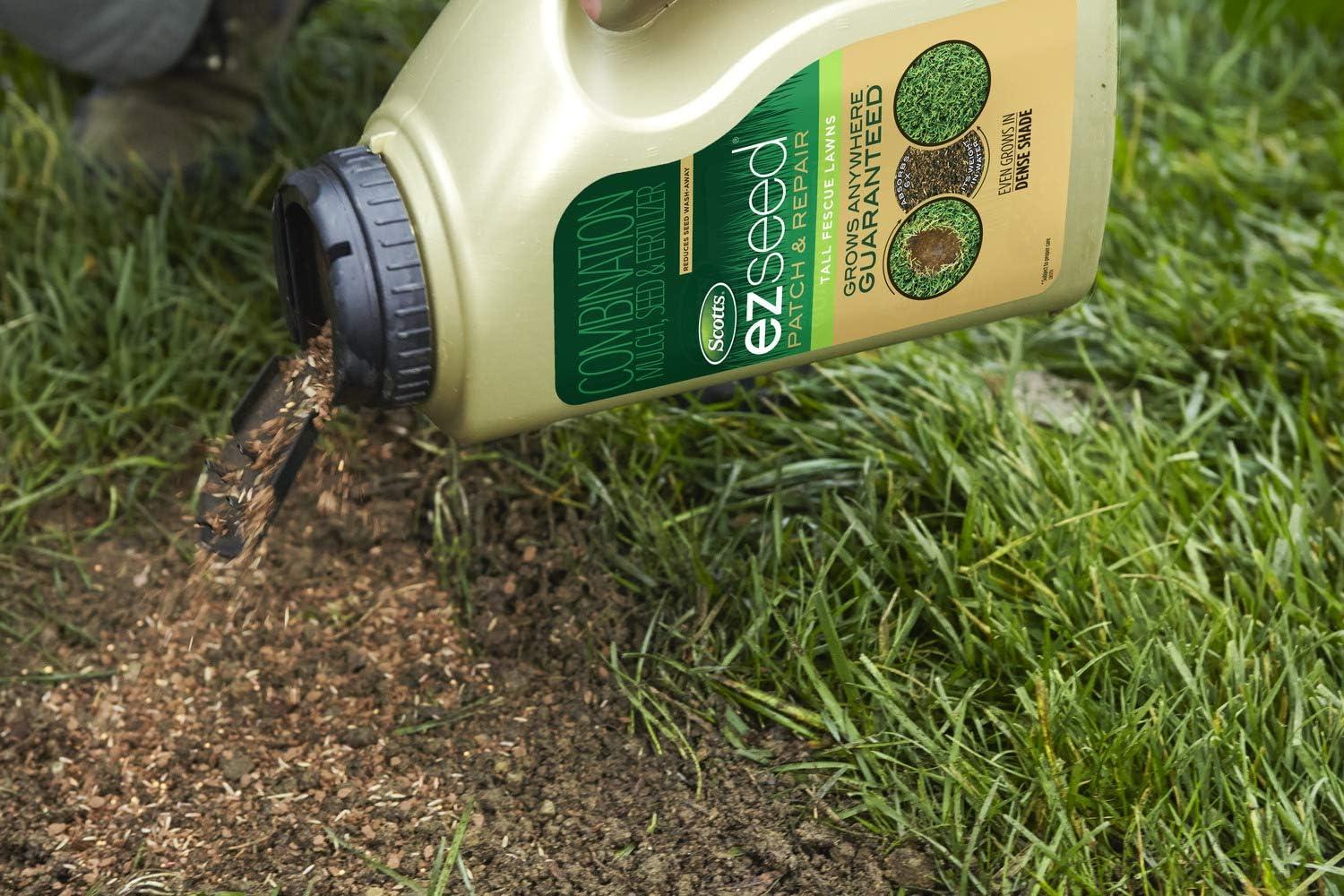 image:imageScotts EZ Seed Patch amp Repair Tall Fescue Lawns Combination Mulch Grass Seed and Fertilizer for Bare Spots and Repair Grows Anywhere 375 lb Brown375 lb