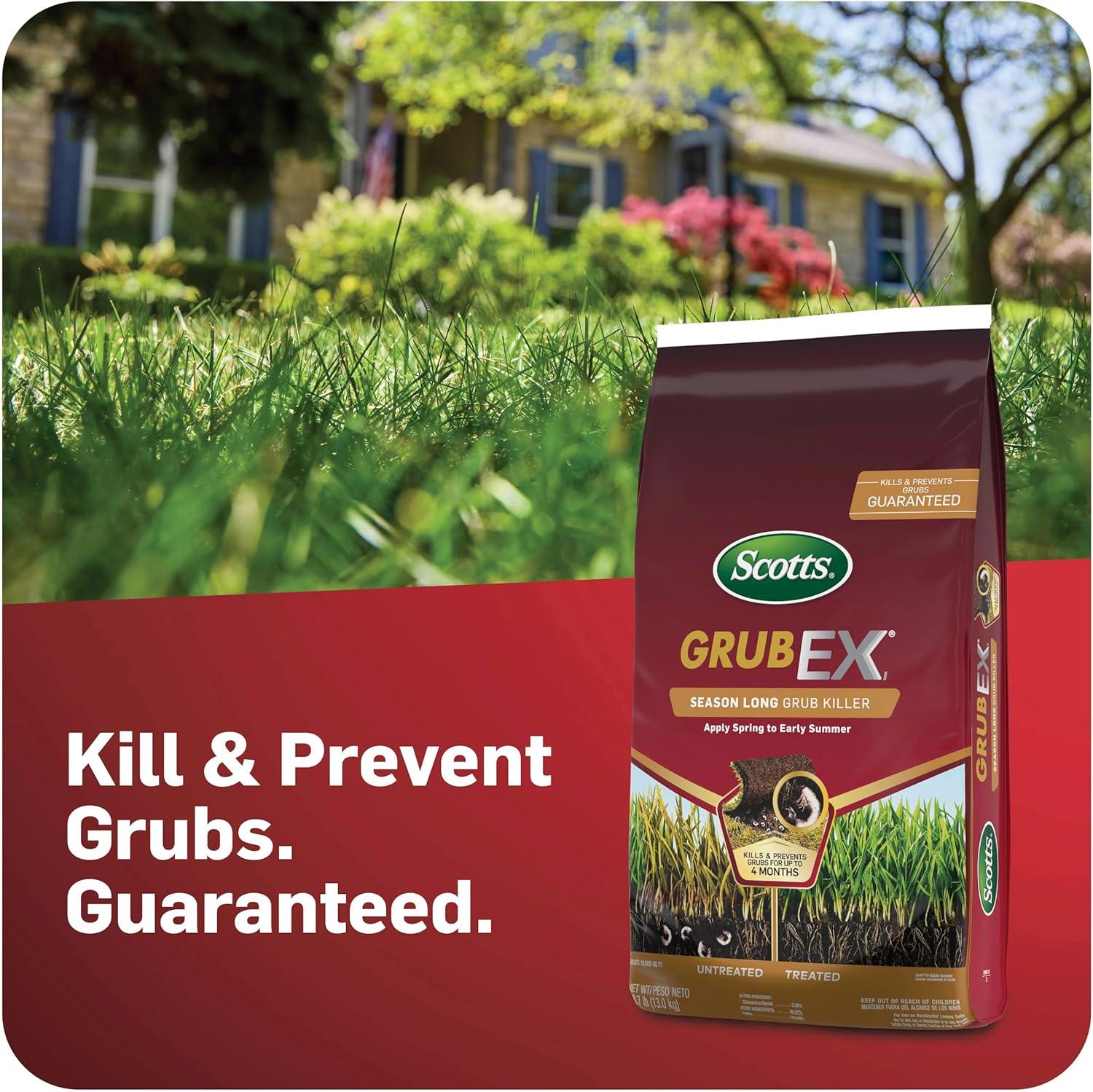 image:imageScotts GrubEx1 Season Long Grub Killer for Lawns Protects Lawns Up to 4 Months 5000 sq ft 1435 lbs10 000 sq ft