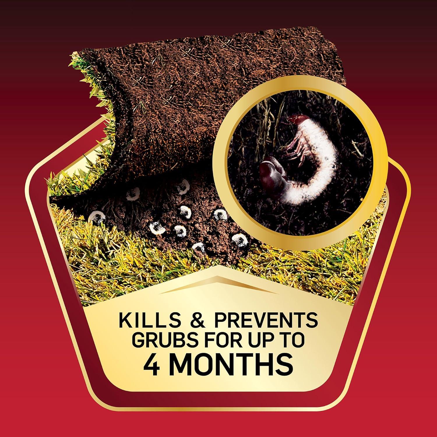 image:imageScotts GrubEx1 Season Long Grub Killer for Lawns Protects Lawns Up to 4 Months 5000 sq ft 1435 lbs5 000 sq ft pack of 2