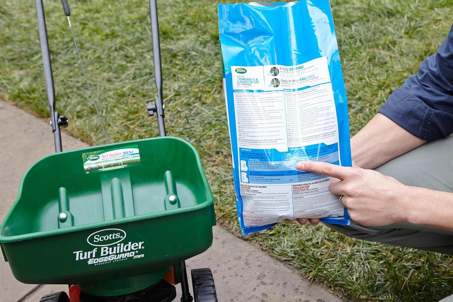 image:imageScotts Halts Crabgrass amp Grassy Weed Preventer PreEmergent Weed Killer for Lawns For Up To 5000 sq ft of Lawn Care 1006 lb5 000 sq ft