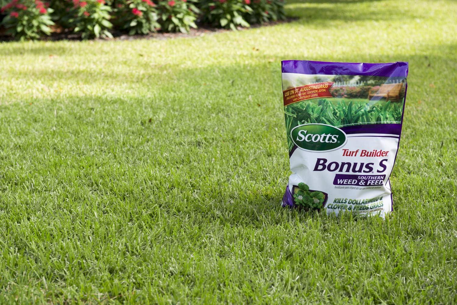 image:imageScotts Turf Builder Bonus S Southern Weed amp Feed2 Weed Killer and Lawn Fertilizer Lawn Care 10000 Sq Ft 3448 Ibs5 000 sq ft 2Pack