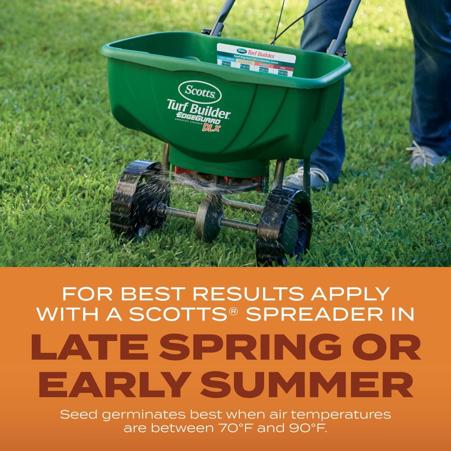 image:imageScotts Turf Builder Grass Seed Bermudagrass with Fertilizer and Soil Improver DroughtTolerant 1 lb1 lb
