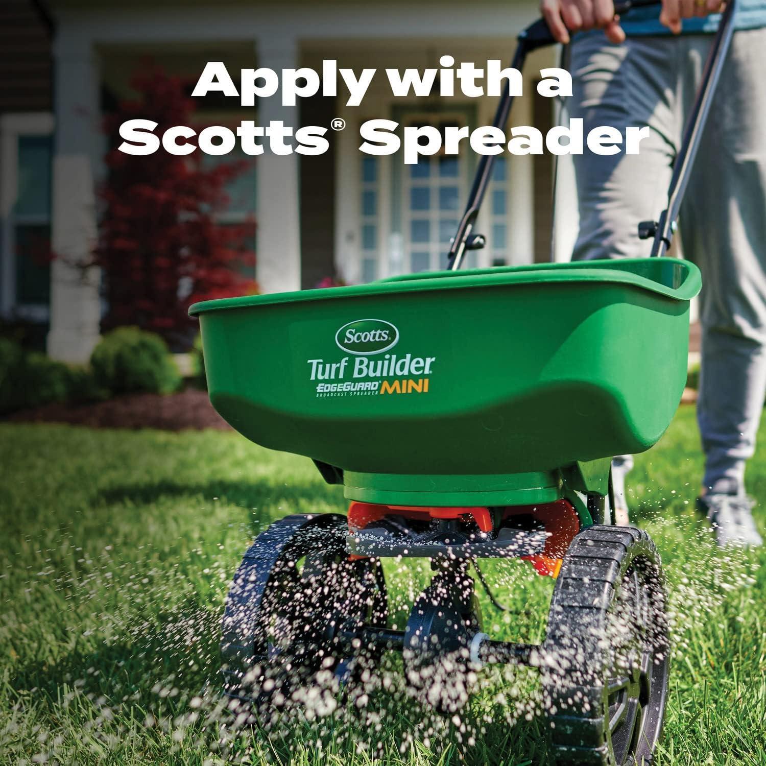 image:imageScotts Turf Builder Halts Crabgrass Preventer with Lawn Food PreEmergent Weed Killer Lawn Fertilizer 5000 sq ft 1335 lb15 000 sq ft