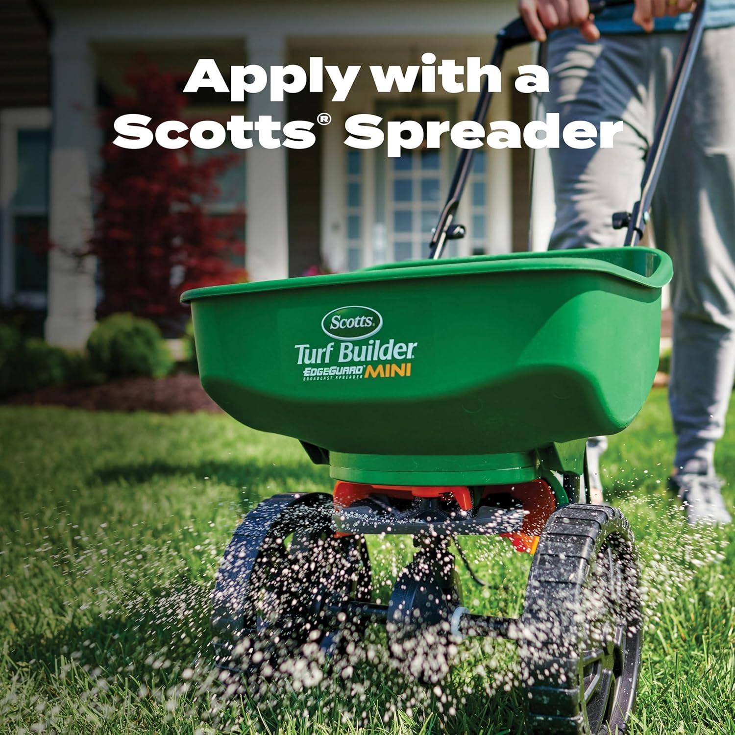image:imageScotts Turf Builder Halts Crabgrass Preventer with Lawn Food PreEmergent Weed Killer Lawn Fertilizer 5000 sq ft 1335 lb5 000 sq ft 2 Pack
