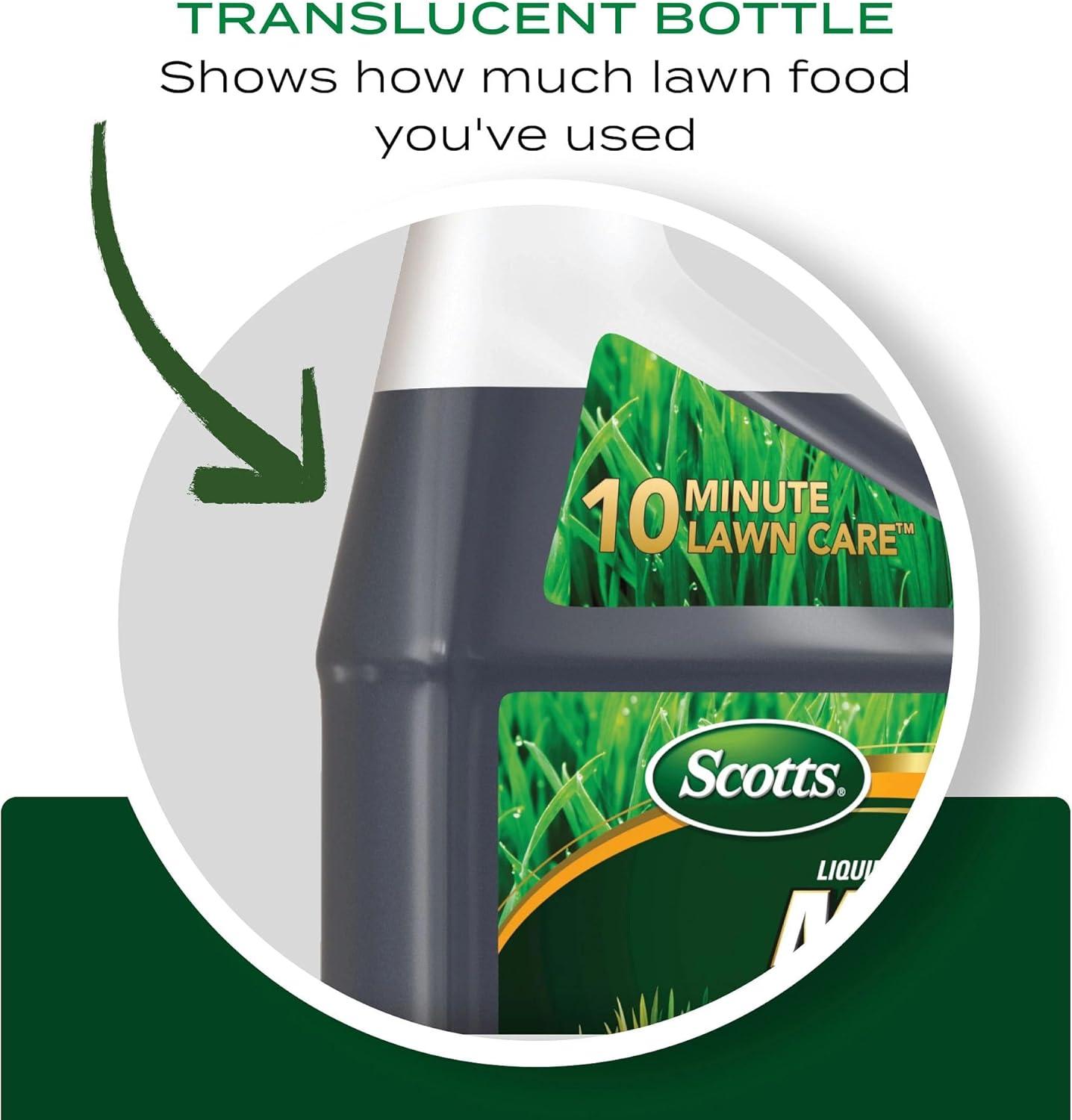 image:imageScotts Turf Builder Liquid Lawn Food Plus Weed Control Weed and Feed Spray Controls Dandelions Clover and Others as Listed 32 fl ozGreen Max Lawn Food Refill