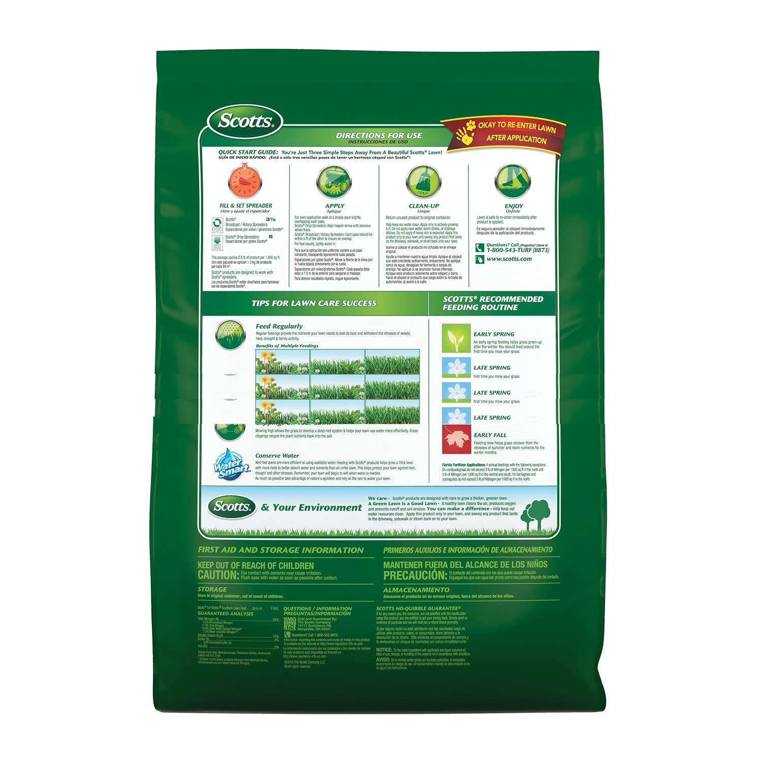 image:imageScotts Turf Builder Southern Lawn Fertilizer for Southern Grass 15000 sq ft 4218 lbs15 000 sq ft