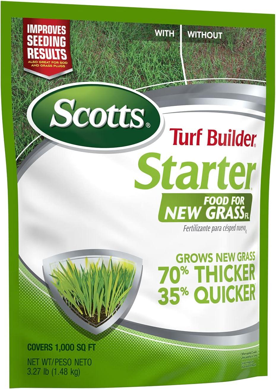 image:imageScotts Turf Builder Starter Fertilizer for New Grass Use When Planting Seed 14000 sq ft 42 lbsFlorida