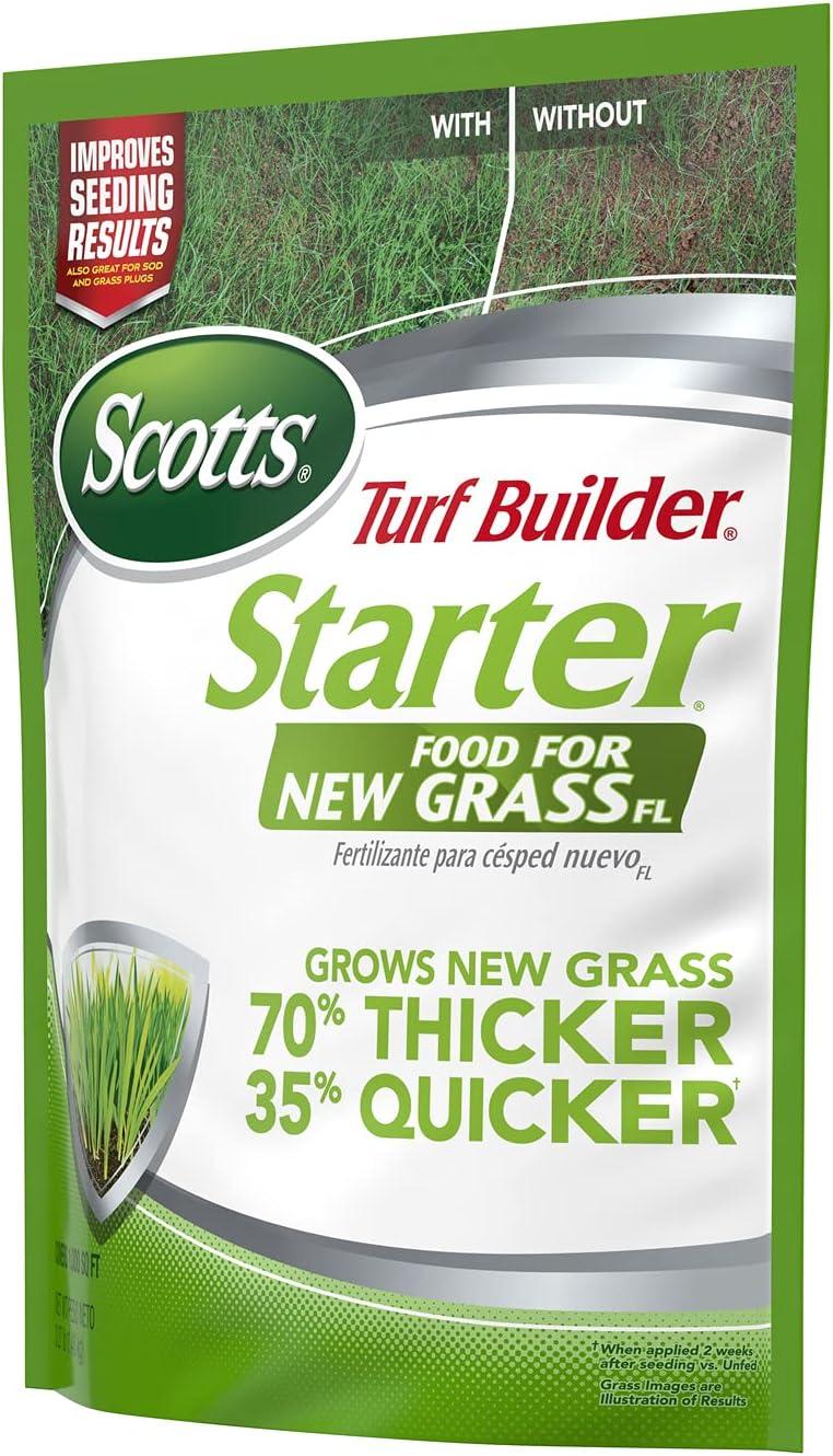 image:imageScotts Turf Builder Starter Fertilizer for New Grass Use When Planting Seed 14000 sq ft 42 lbsFlorida