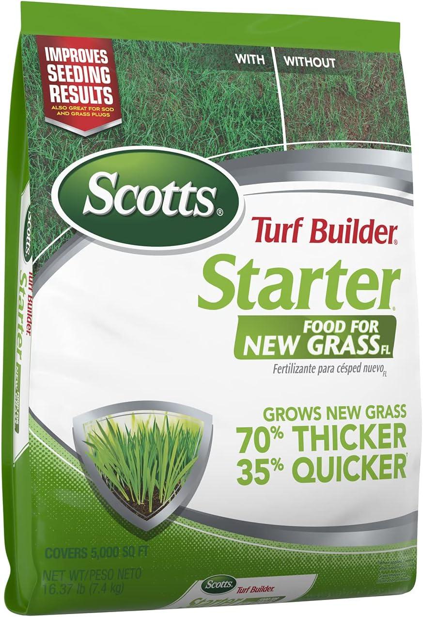 image:imageScotts Turf Builder Starter Fertilizer for New Grass Use When Planting Seed 14000 sq ft 42 lbsFlorida