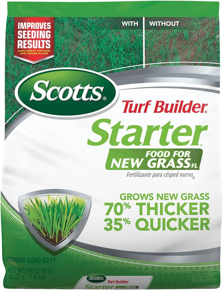 image:imageScotts Turf Builder Starter Fertilizer for New Grass Use When Planting Seed 14000 sq ft 42 lbsFlorida