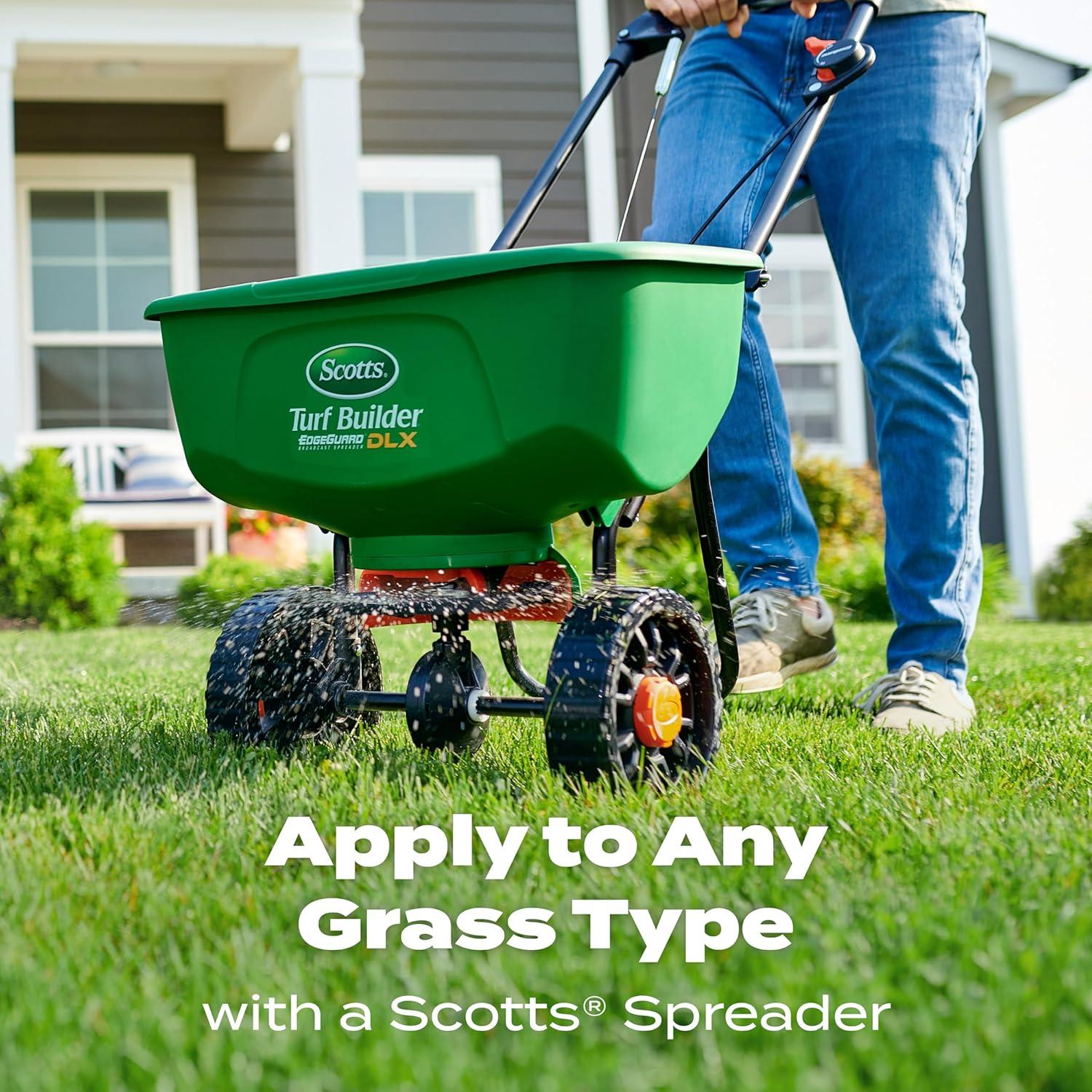image:imageScotts Turf Builder Starter Fertilizer for New Grass Use When Planting Seed 14000 sq ft 42 lbsStandard
