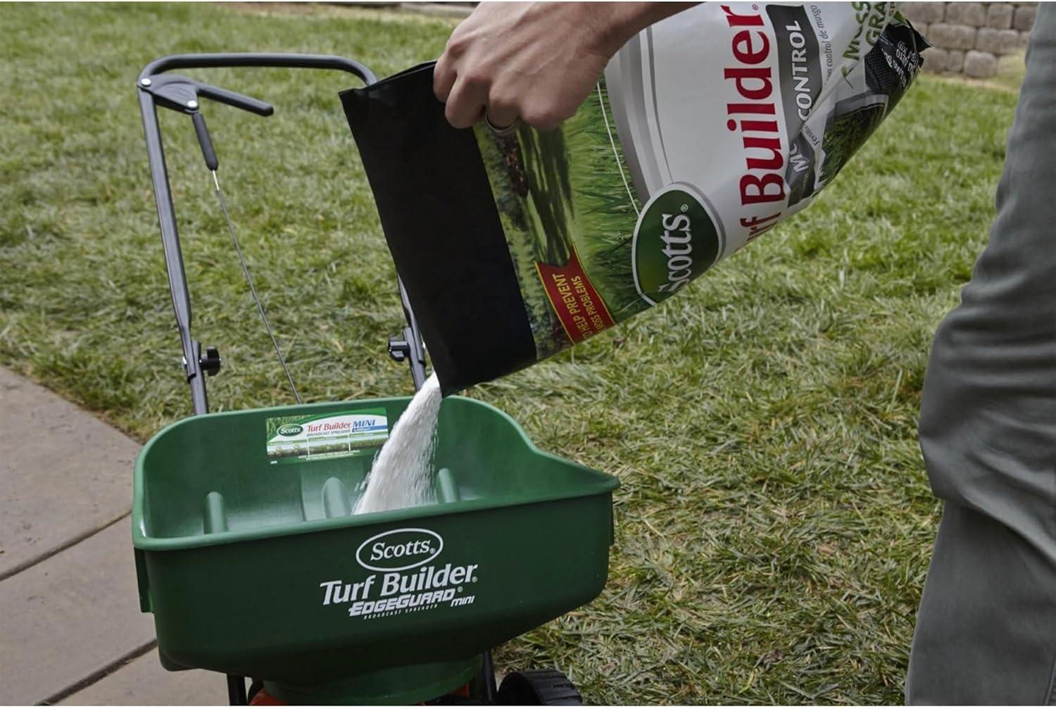 image:imageScotts Turf Builder Triple Action for Moss Control Moss Killer and Lawn Fertilizer Covers Up to 8000 sq ft 40 lbs10 000 sq ft