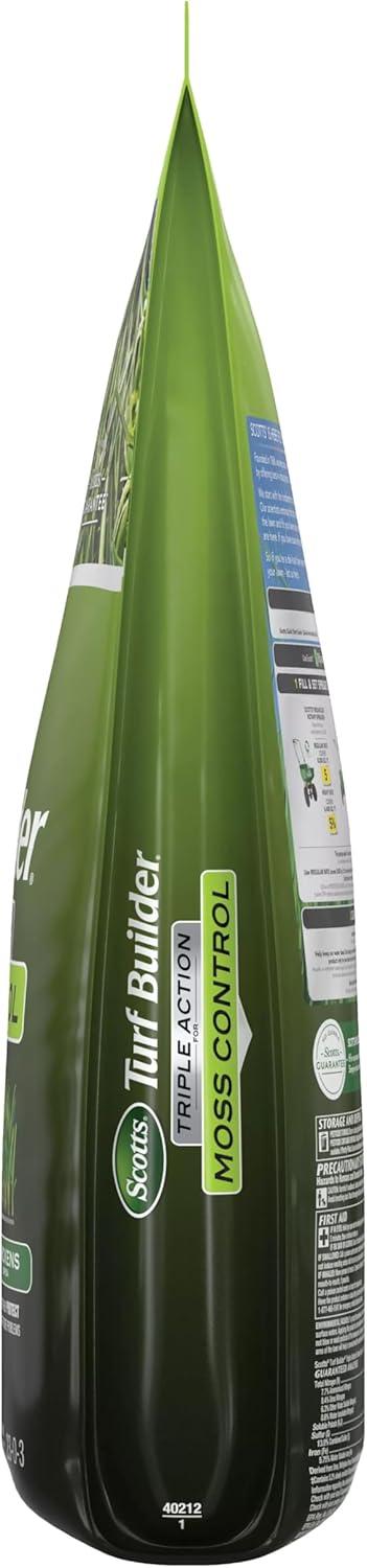 image:imageScotts Turf Builder Triple Action for Moss Control Moss Killer and Lawn Fertilizer Covers Up to 8000 sq ft 40 lbs8 000 sq ft