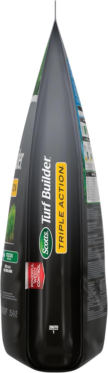 image:imageScotts Turf Builder Triple Action1 Combination Weed Control Weed Preventer and Fertilizer 2502 5000 sq ft 1410 lbs