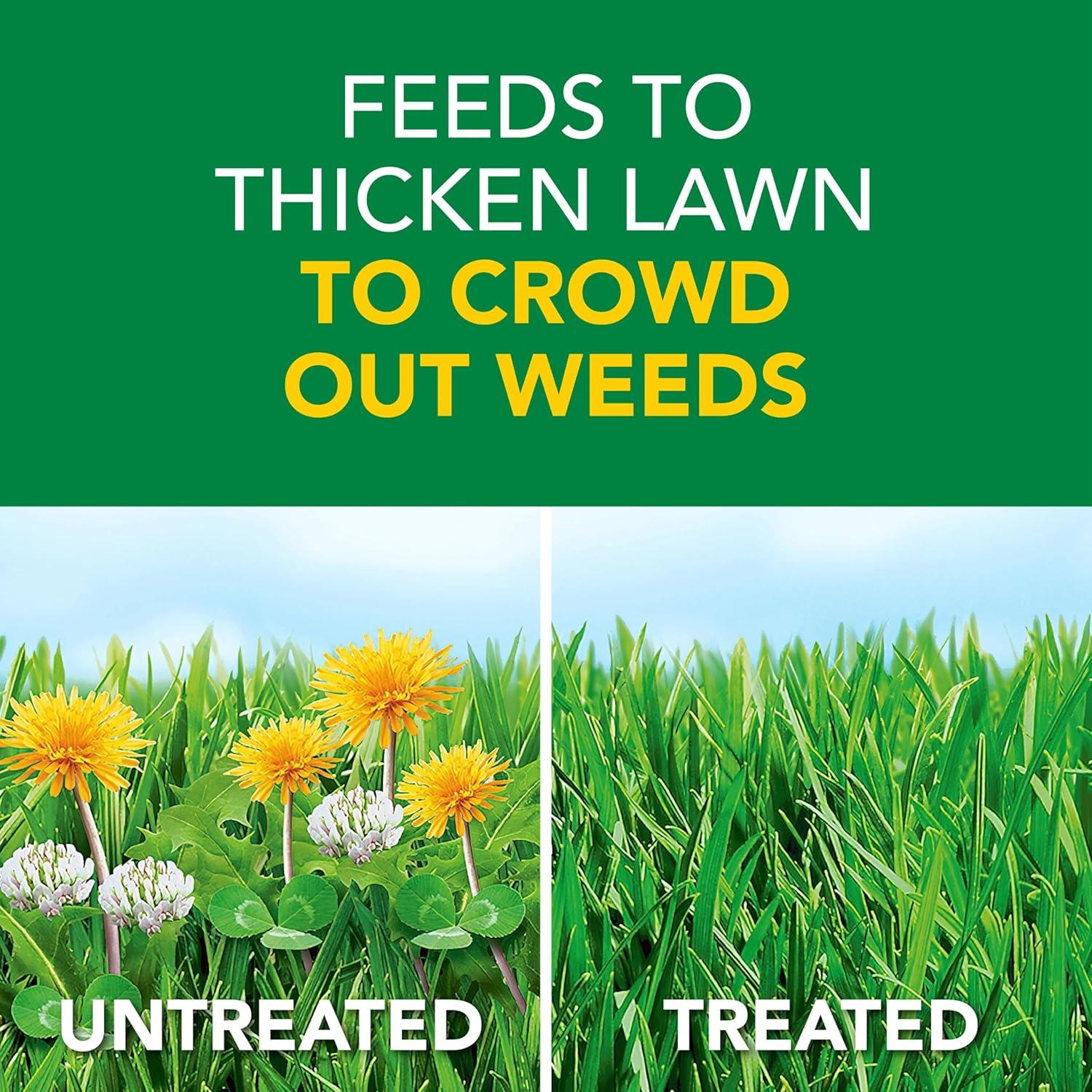 image:imageScotts Turf Builder Weed and Feed3 Weed Killer Plus Lawn Fertilizer Controls Dandelion and Clover Grass Fertilizer For Up To 15000 sq ft 4287 lbs5 000 sq ft