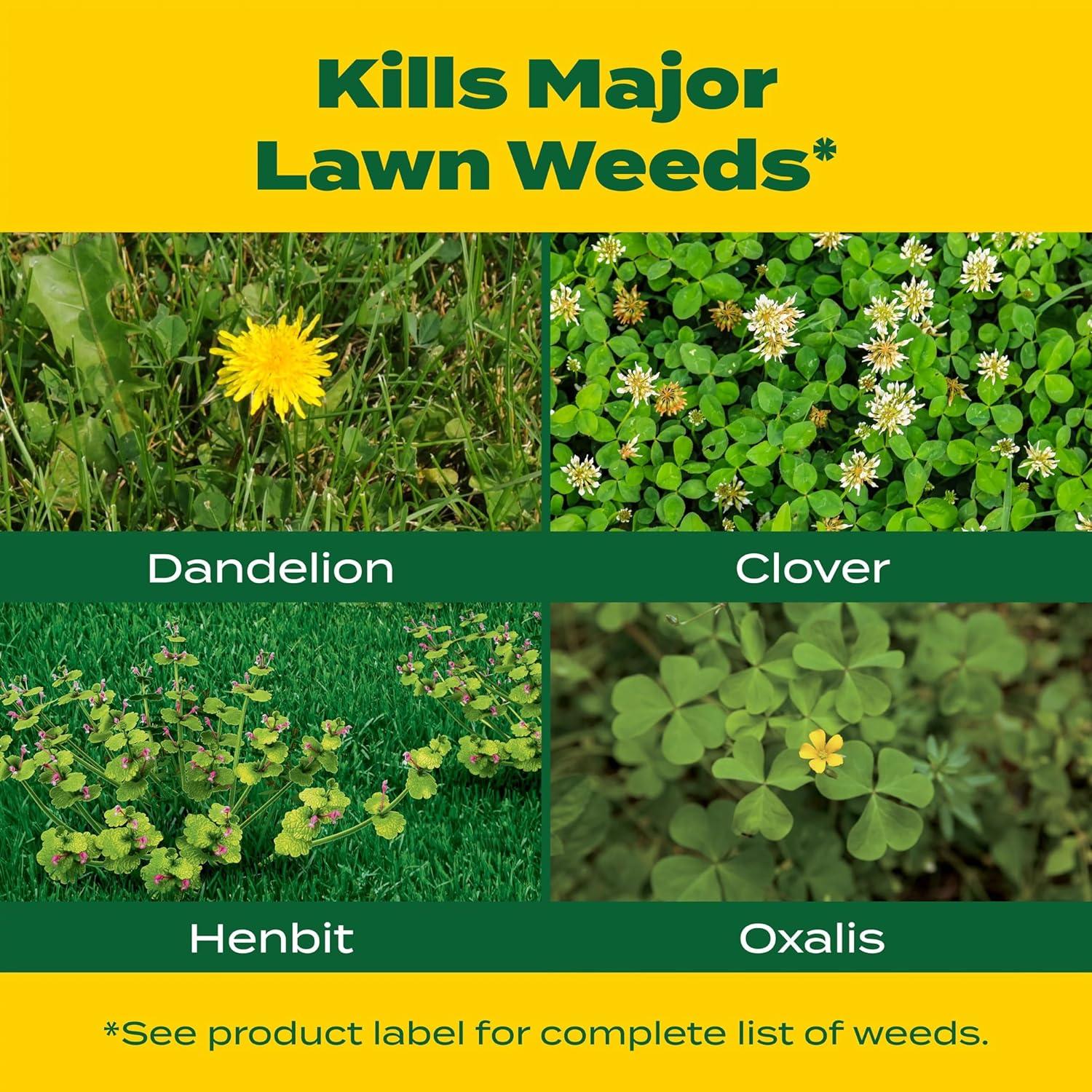 image:imageScotts Turf Builder Weed and Feed3 Weed Killer Plus Lawn Fertilizer Controls Dandelion and Clover Grass Fertilizer For Up To 15000 sq ft 4287 lbsLiquid 32 fl oz
