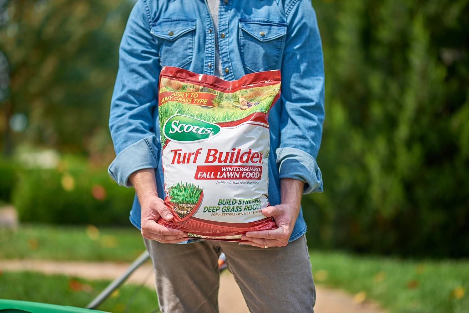 image:imageScotts Turf Builder WinterGuard Fall Lawn Fertilizer for All Grass Types 4000 sq ft 10 lbs5 000 sq ft