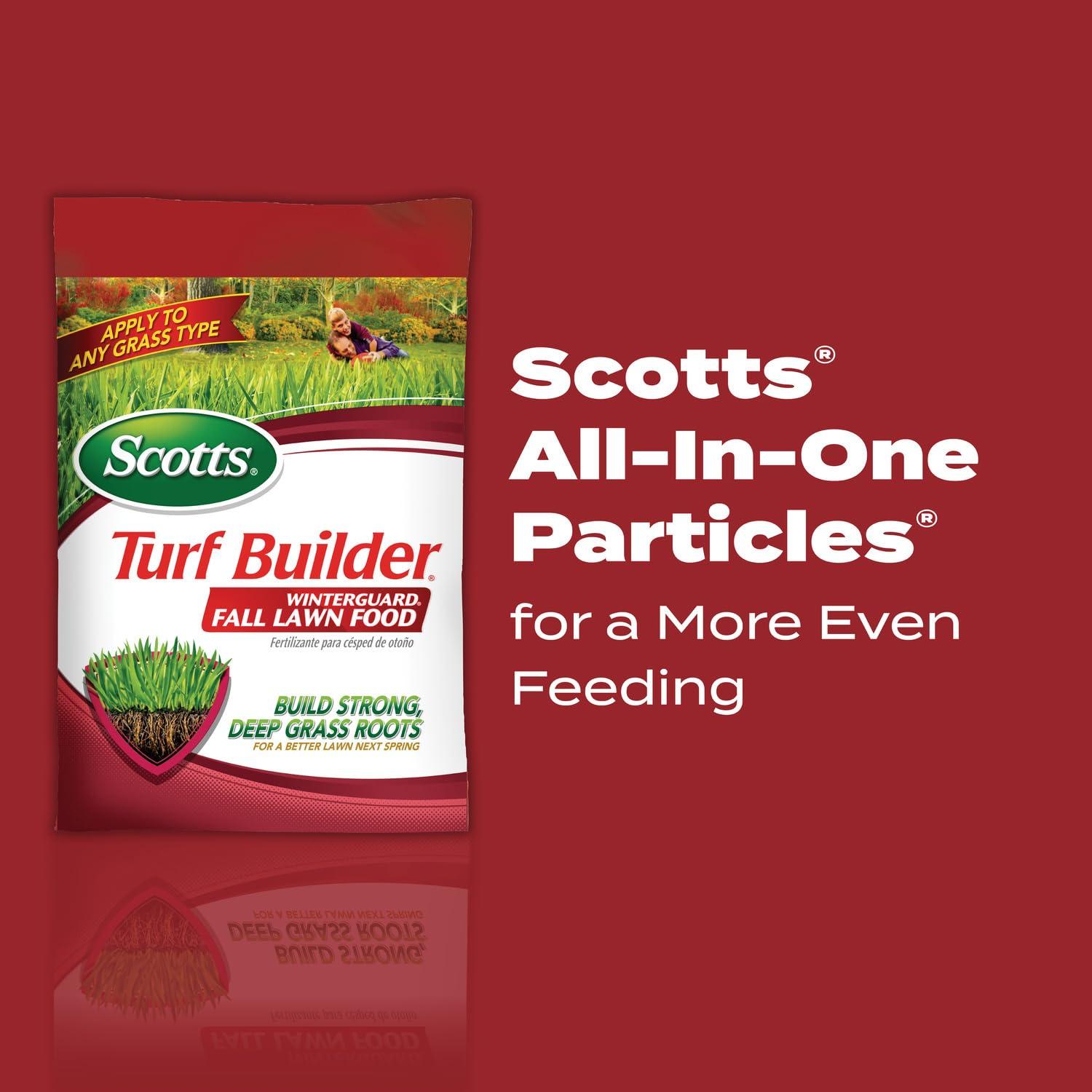 image:imageScotts Turf Builder WinterGuard Fall Lawn Fertilizer for All Grass Types 5000 sq ft 125 lbs4 000 sq ft