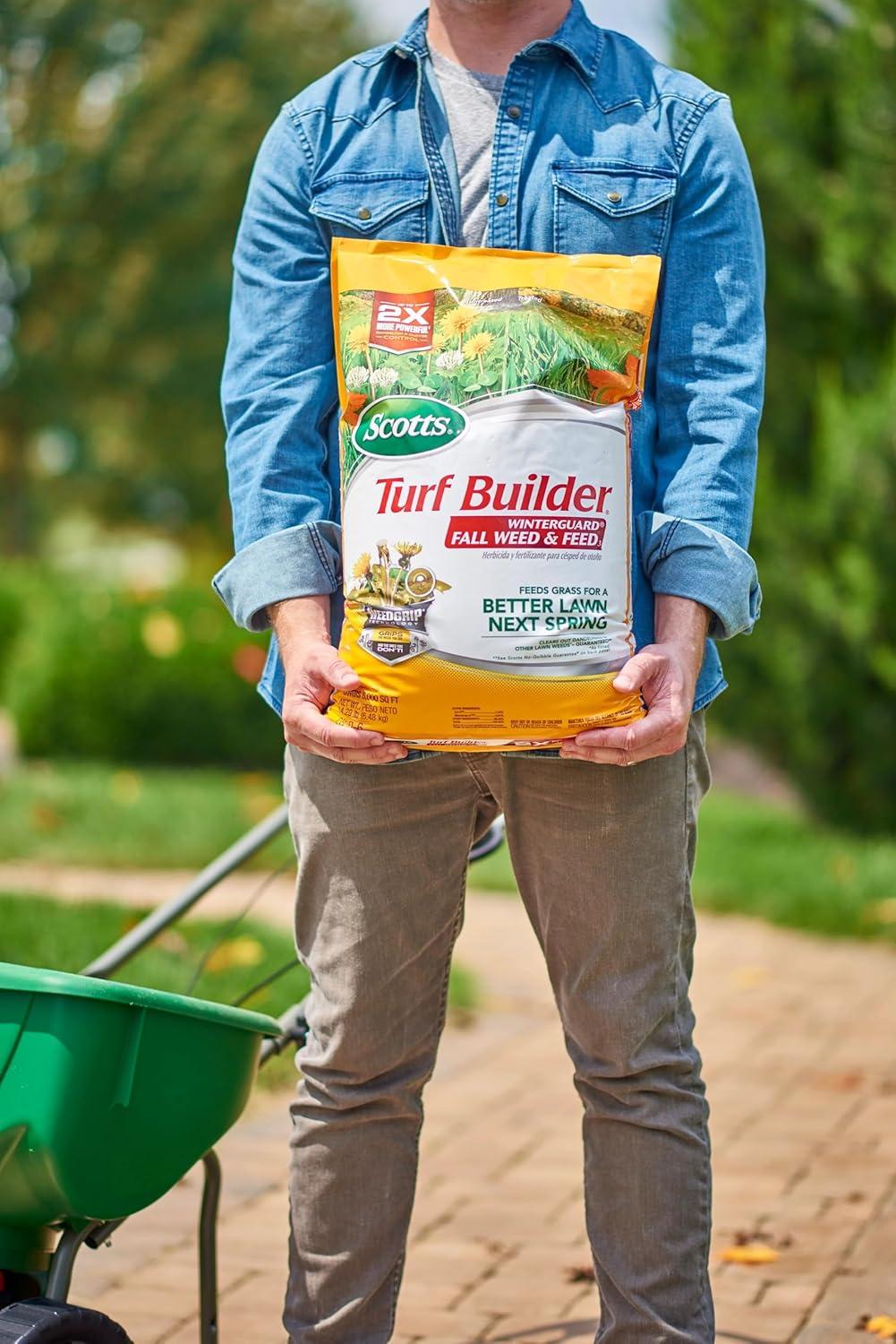 image:imageScotts Turf Builder WinterGuard Fall Weed amp Feed3 Weed Killer Plus Fall Fertilizer 4000 sq ft 1143 lbs5 000 sq ft
