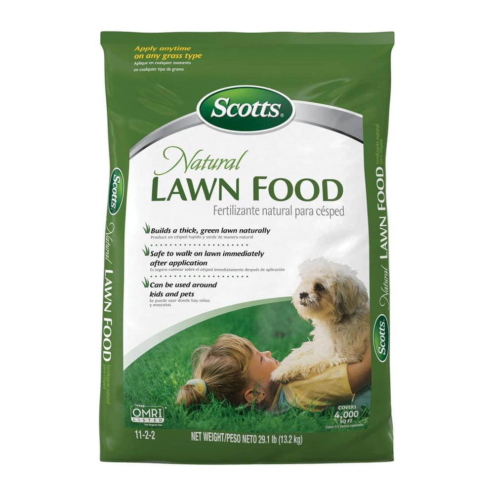 image:imageScotts Natural Lawn Food Lawn Fertilizer For All Grass Types Apply Any Season OMRI Listed Covers 4000 sq ft 291 lbs1 Pack