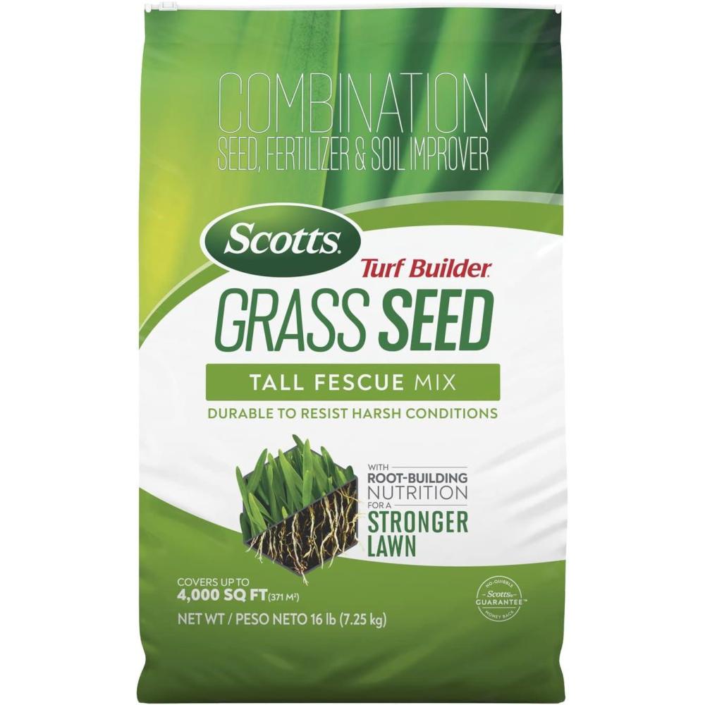 image:imageScotts Professional Turfgrass Seed Tall Fescue Mix Uncoated 999 Weed Free 50 lbs16 lb