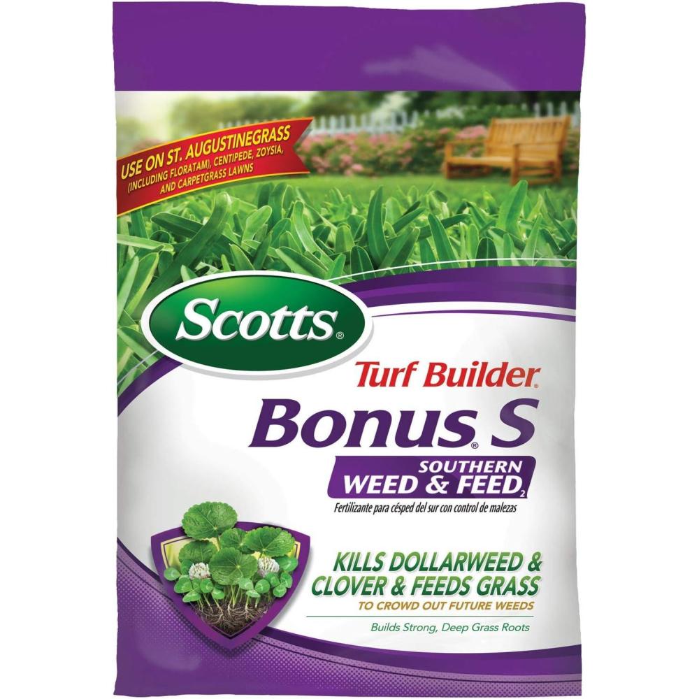 image:imageScotts Turf Builder Bonus S Southern Weed amp Feed2 Weed Killer and Lawn Fertilizer Lawn Care 10000 Sq Ft 3448 Ibs8 000 sq ft