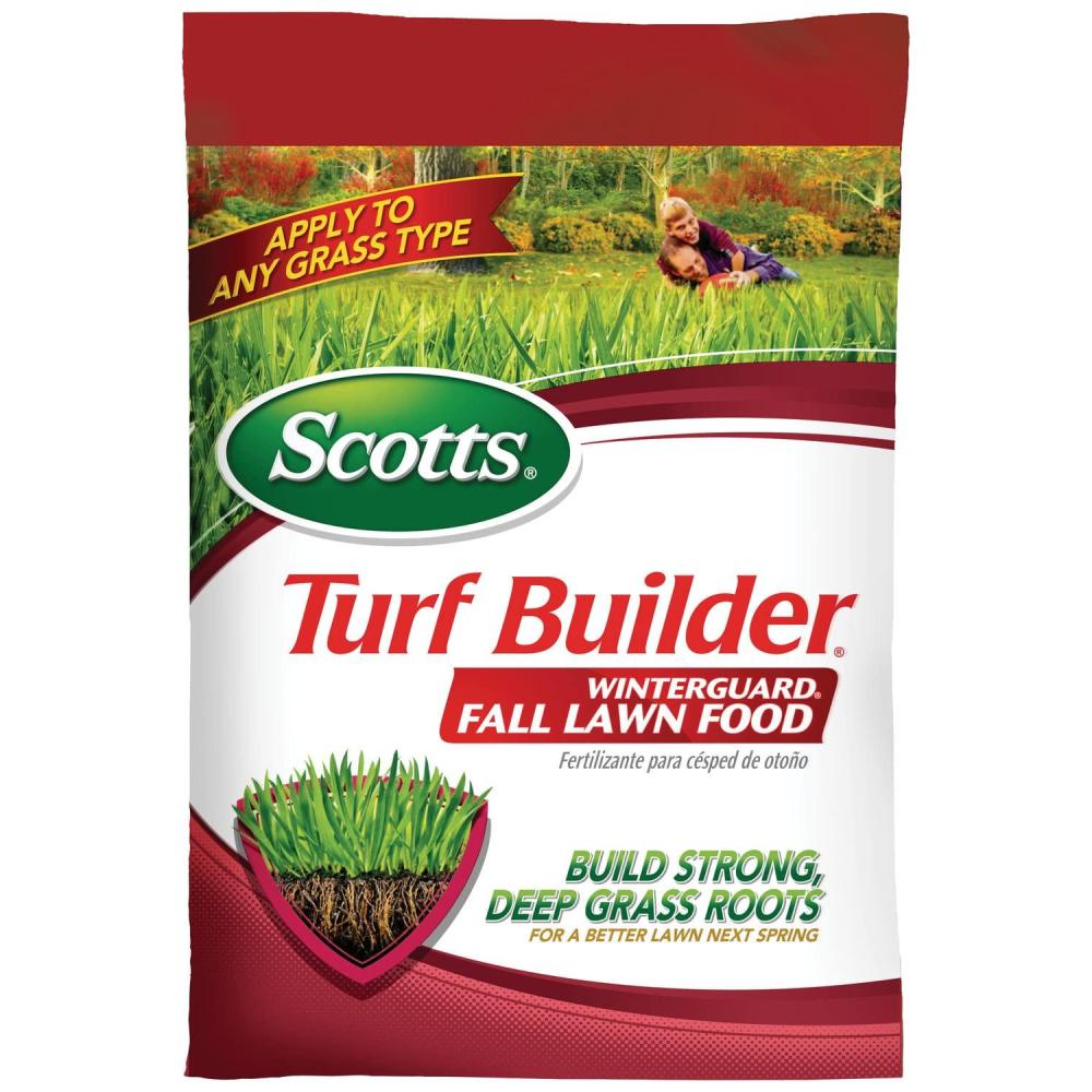 image:imageScotts Turf Builder WinterGuard Fall Lawn Fertilizer for All Grass Types 5000 sq ft 125 lbs4 000 sq ft
