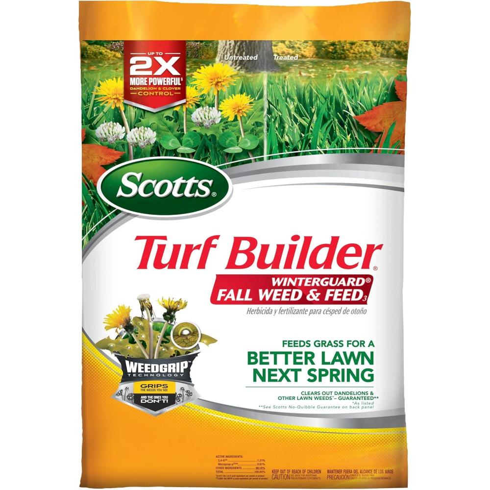 image:imageScotts Turf Builder WinterGuard Fall Weed amp Feed3 Weed Killer Plus Fall Fertilizer 4000 sq ft 1143 lbs15 000 sq ft