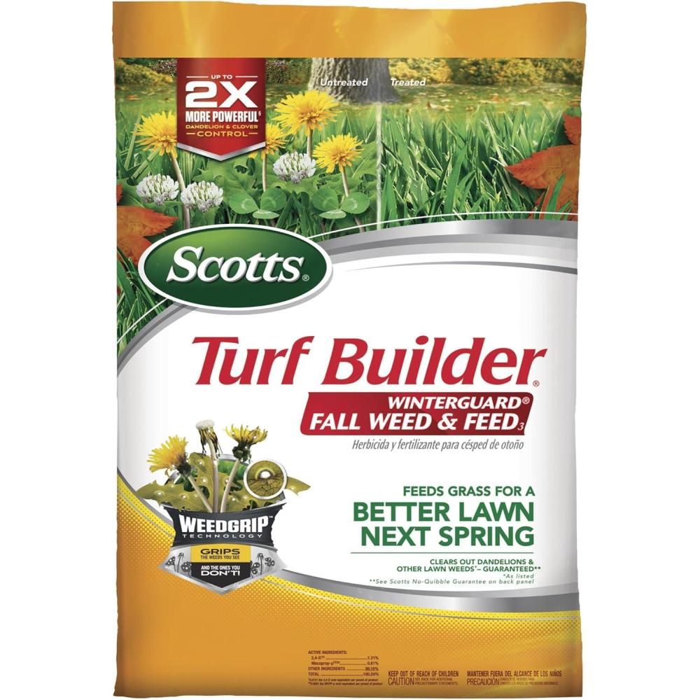 image:imageScotts Turf Builder WinterGuard Fall Weed amp Feed3 Weed Killer Plus Fall Fertilizer 4000 sq ft 1143 lbs5 000 sq ft