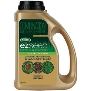 Scotts EZ Seed Patch & Repair Tall Fescue Lawns Combination Mulch, Grass Seed and Fertilizer for Bare Spots and Repair, Grows Anywhere, 3.75 lb, Brown(3.75 lb.)
