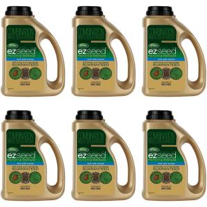 Scotts EZ Seed Patch & Repair for Sun and Shade Combination Mulch, Sun and Shade Grass Seed and Fertilizer for Bare Spots and Repair, Grows Anywhere, 20 lbs.(3.75 lb.)