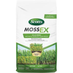Scotts MossEx 3-in-1 Ready Spray, Kills Moss, Algae and Lichens, Fast Acting, Use on Lawns, Roofs, and Patios, 32 fl. oz.(5 000 Sq. Ft.)