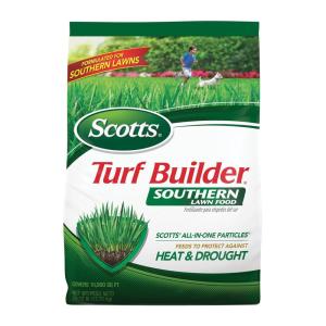 Scotts Turf Builder Southern Lawn Fertilizer for Southern Grass, 15,000 sq. ft., 42.18 lbs.(10 000 sq. ft.)