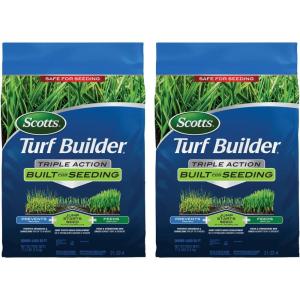 Scotts Turf Builder Triple Action Built For Seeding, Weed Preventer and Fertilizer for New Lawns, 4,000 sq. ft., 17.2 lbs.(4 000 sq. ft.)