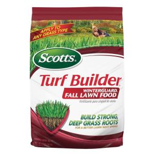 Scotts Turf Builder WinterGuard Fall Lawn Fertilizer for All Grass Types, 4,000 sq. ft., 10 lbs.(5 000 sq. ft.)