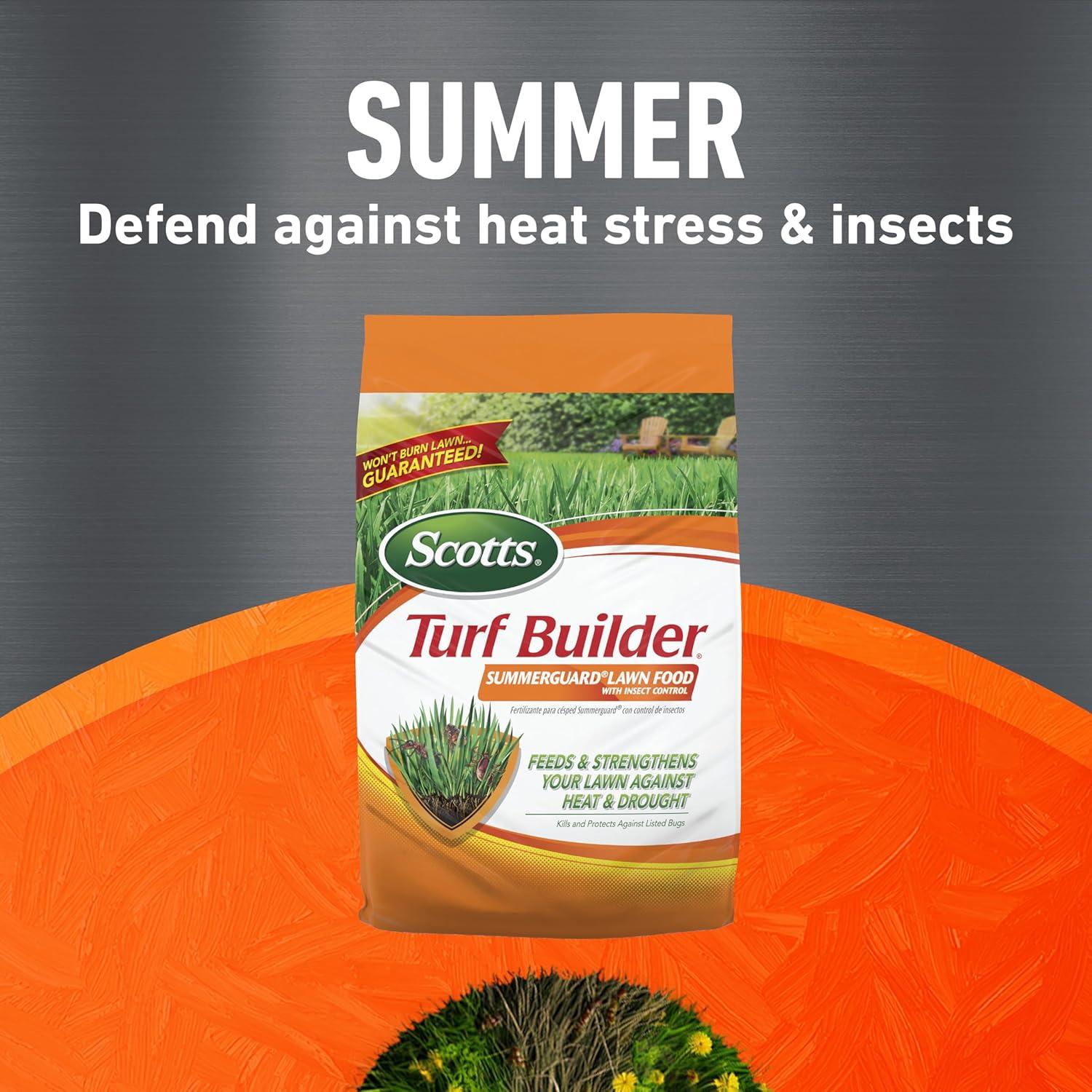 image:imageScotts Turf Builder 4Bag Lawn Care Bundle for Small Lawns with Halts Crabgrass Preventer Weed amp Feed5 SummerGuard and WinterGuard4 Step