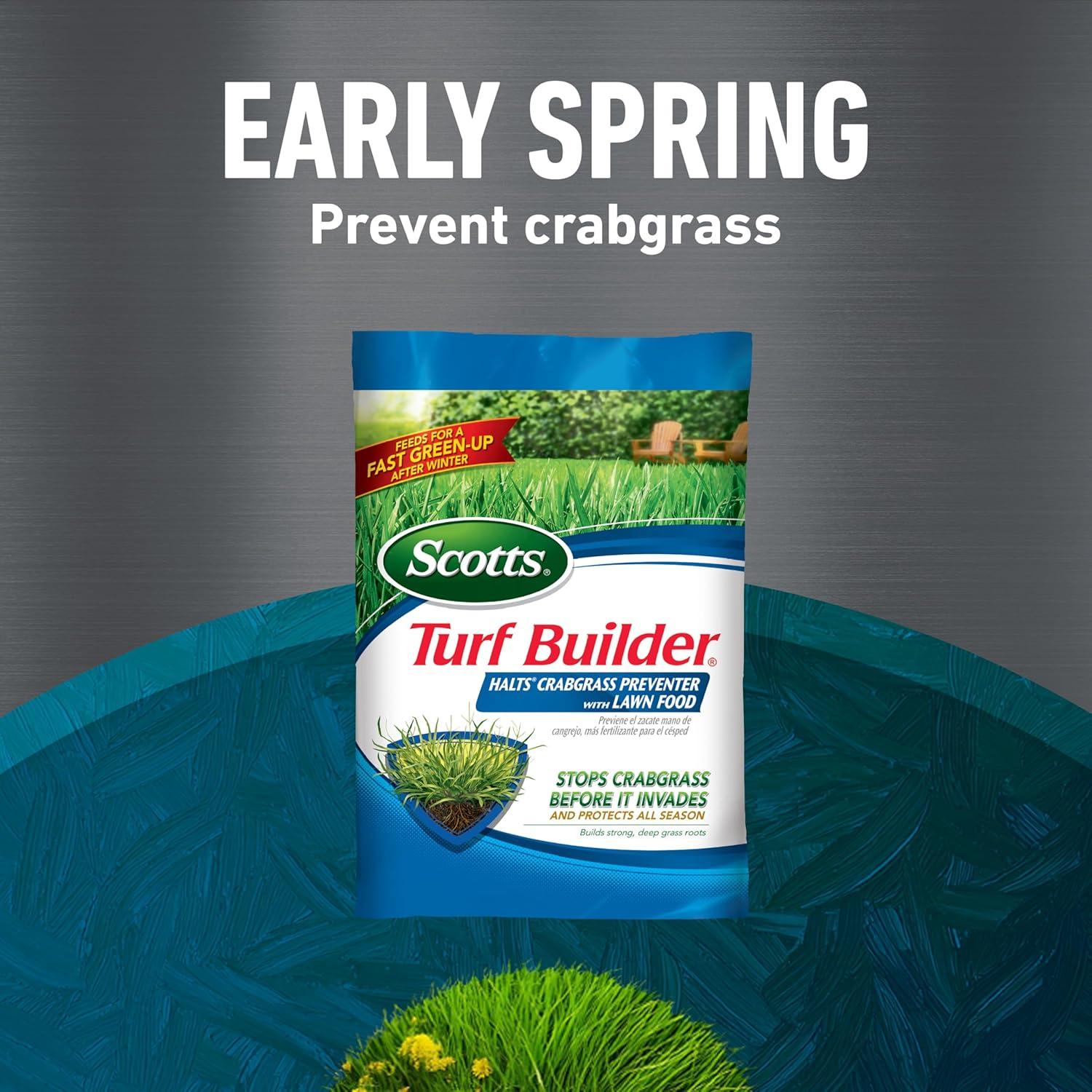 image:imageScotts Turf Builder 4Bag Lawn Care Bundle for Small Lawns with Halts Crabgrass Preventer Weed amp Feed5 SummerGuard and WinterGuard4 Step