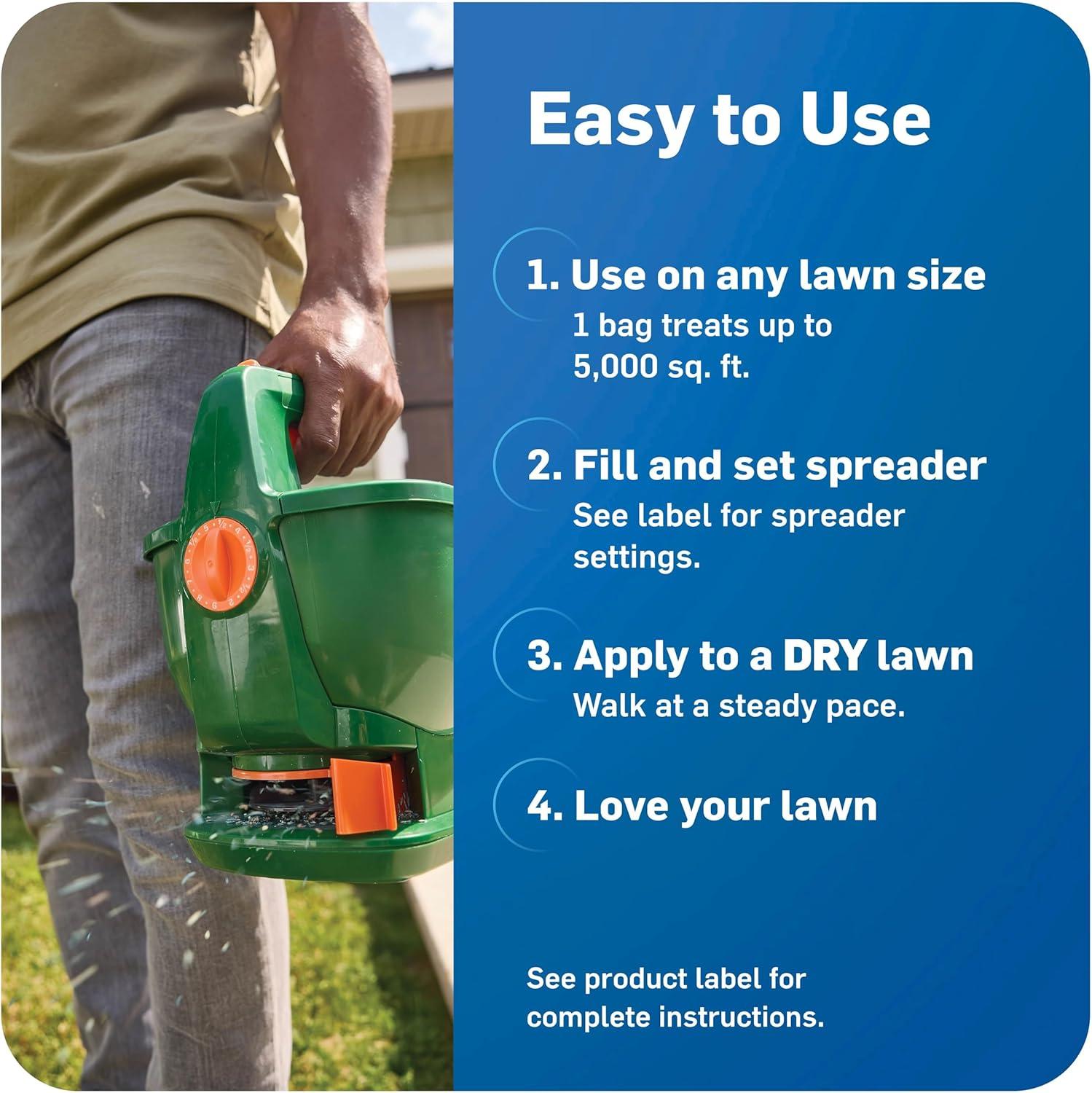 image:imageScotts WeedEx Prevent with Halts Crabgrass Preventer PreEmergent Grassy Weed Killer 5000 sq ft 1006 lbs