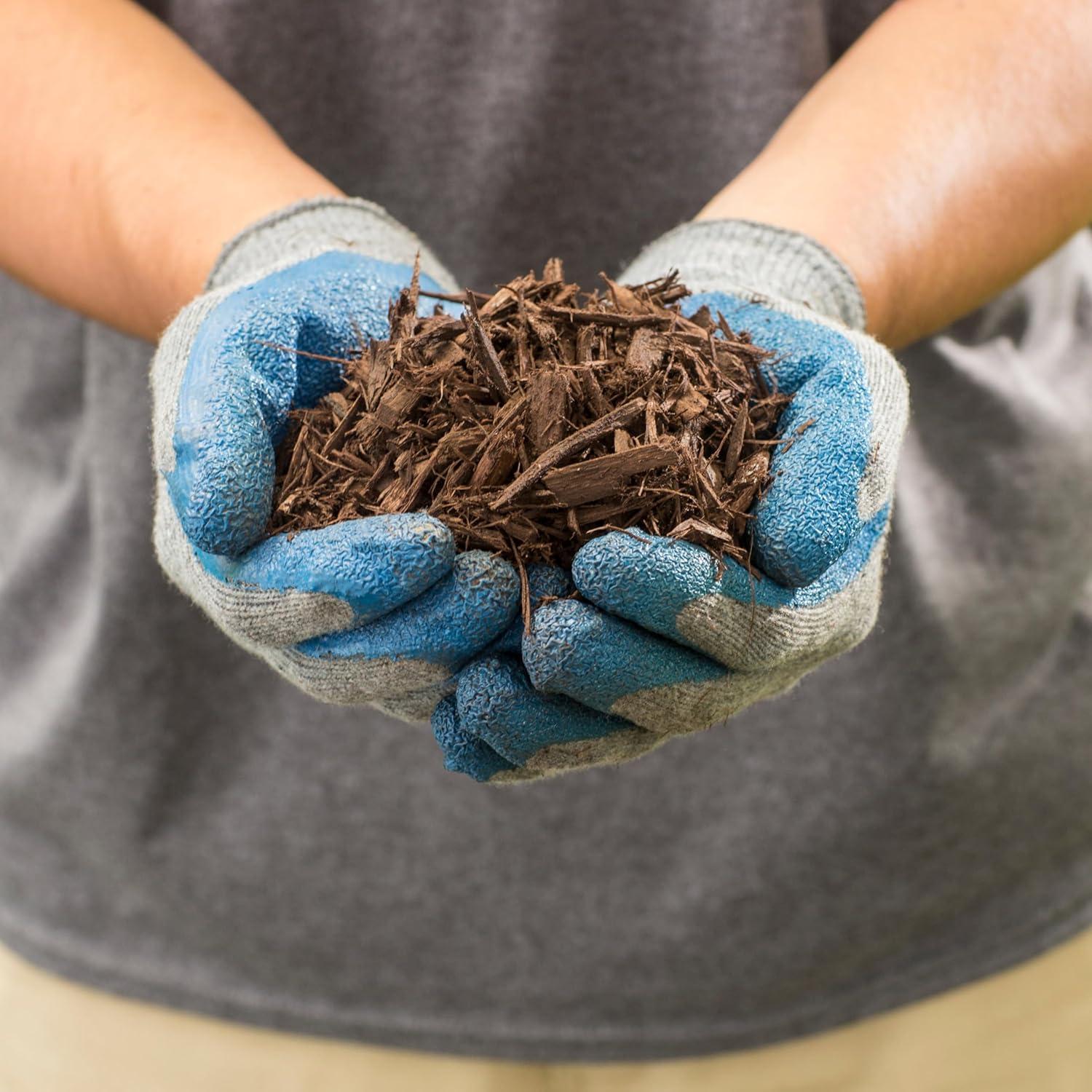 image:imageScotts Nature Scapes Color Enhanced Mulch Deep Forest Brown Wood Shredded and Bagged Brown Landscaping Mulch Bulk Mulch Pallet 15 cu ft Bags Pallet of 80Brown
