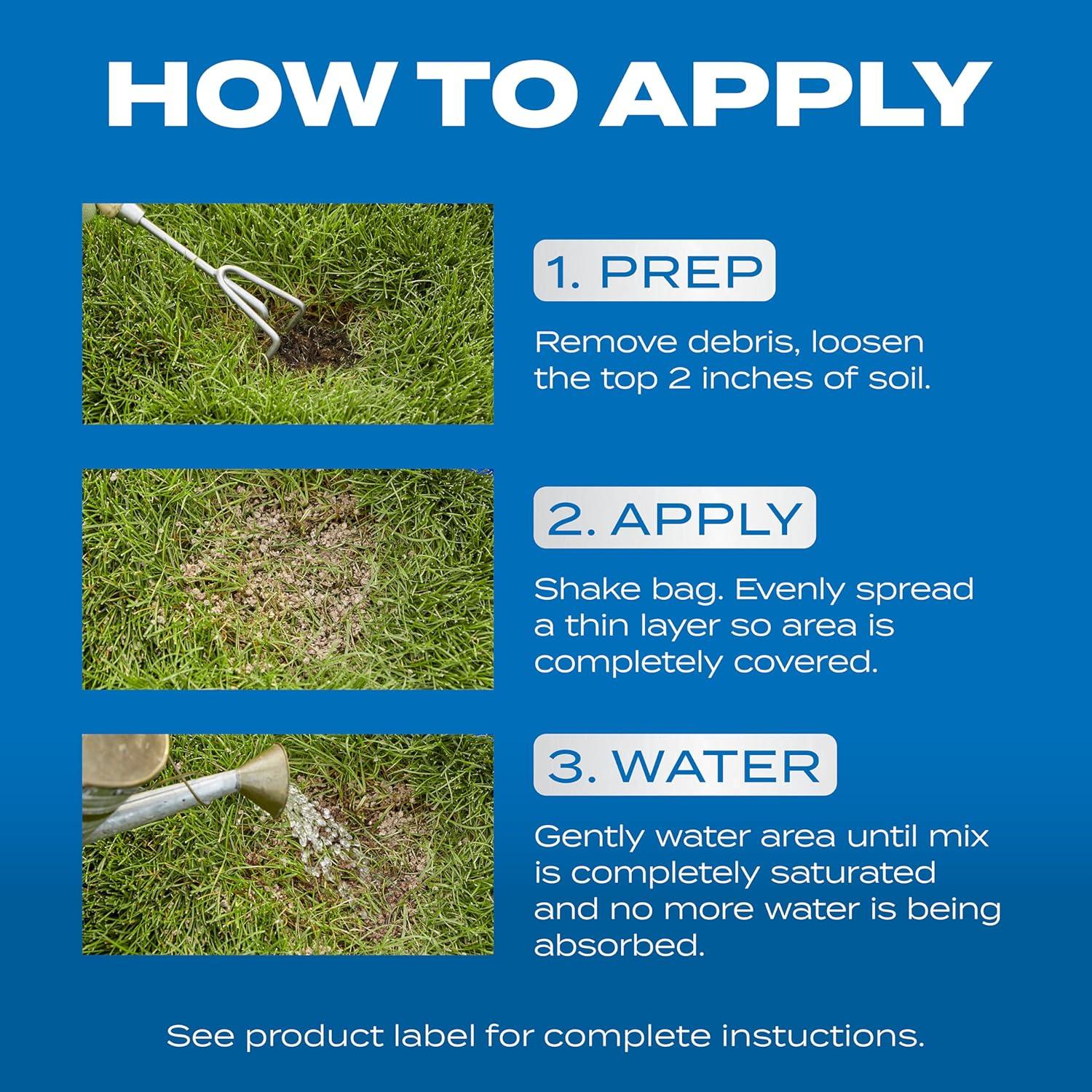 image:imageScotts PatchMaster Lawn Repair Mix Sun Shade Mix Combination Grass Seed Fertilizer and Mulch 475 lbs475 lb