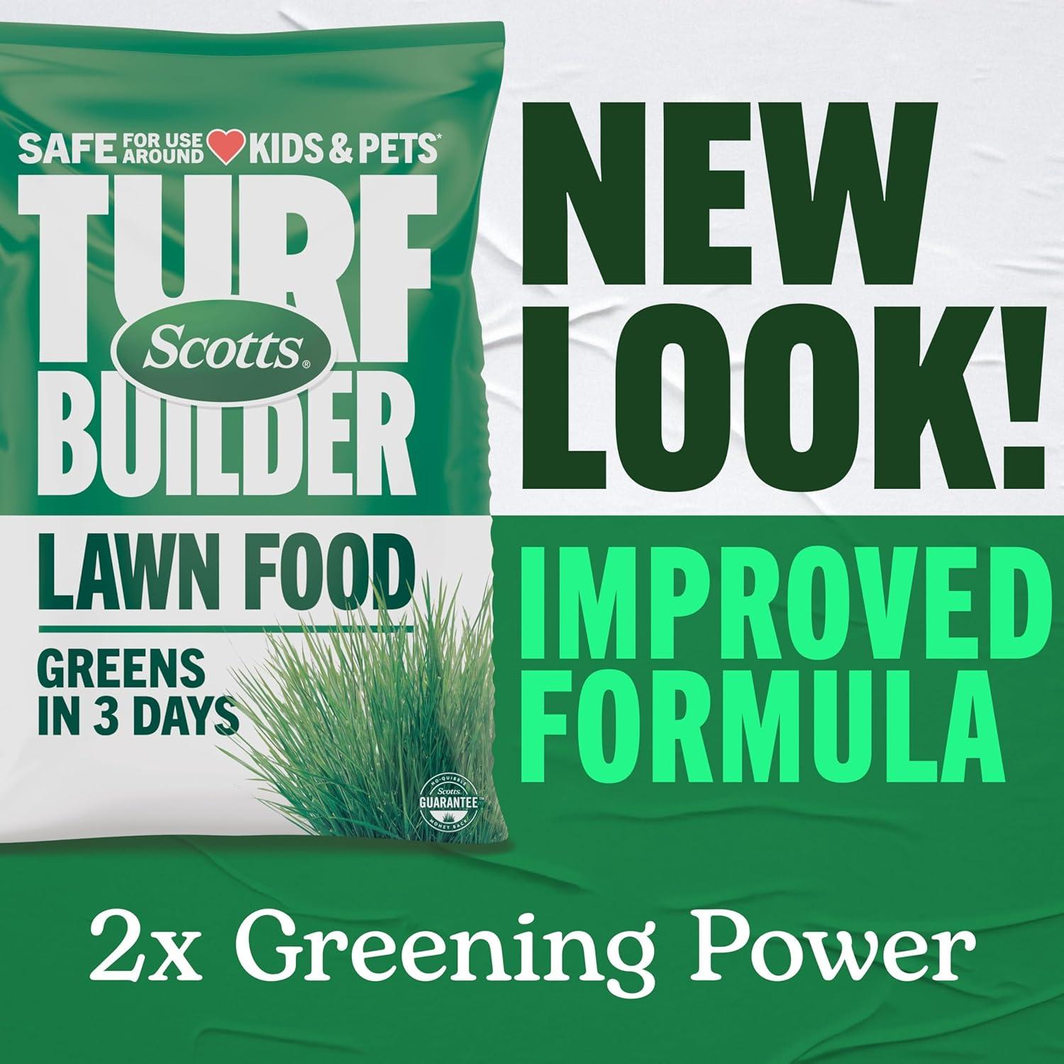 image:imageScotts Turf Builder Lawn Food 379 lbs 3804 Granular Fertilizer for All Grass Types Covers up to 12000 sq ft