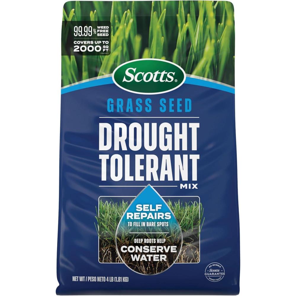 image:imageScotts Grass Seed Drought Tolerant Mix Kentucky Bluegrass and Tall Fescue Grass Seed Mix Covers up to 5000 sq ft 10 lb4 lb