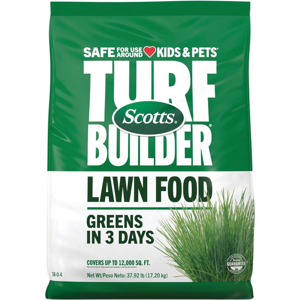 image:imageScotts Turf Builder Lawn Food 379 lbs 3804 Granular Fertilizer for All Grass Types Covers up to 12000 sq ft