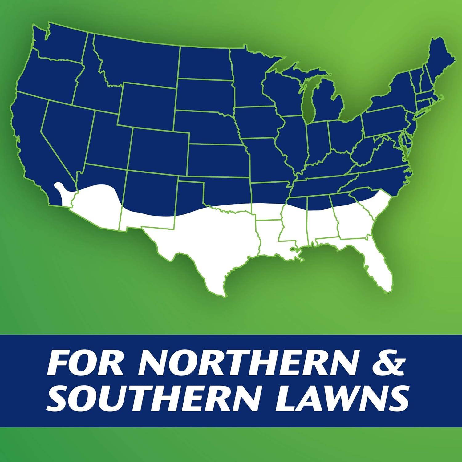 image:imageScotts Turf Builder Grass Seed HeatTolerant Blue Mix for Tall Fescue Lawns Grass Seed Plus Lawn Fertilizer and Soil Improver Covers Up to 1400 sq ft 56 lb20 lb